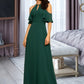 Stella A-Line Scoop Neck Floor-Length Chiffon Bridesmaid Dress DLP0012899