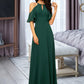 Stella A-Line Scoop Neck Floor-Length Chiffon Bridesmaid Dress DLP0012899