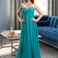 Valeria Chiffon Floor-length Empire Bridesmaid Dress with Sweetheart Neckline DLP0013137