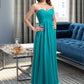 Valeria Chiffon Floor-length Empire Bridesmaid Dress with Sweetheart Neckline DLP0013137