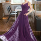 Tessa A-Line V-neck Floor-Length Bridesmaid Dress With Pockets DLP0013263