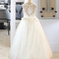 Terri Ball-Gown/PrincessScoopNeckFloor-LengthTulleJuniorBridesmaidDressWithSashBeading#136423 DLP0013615