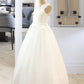 Terri Ball-Gown/PrincessScoopNeckFloor-LengthTulleJuniorBridesmaidDressWithSashBeading#136423 DLP0013615