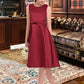 Nicola A-Line Scoop Neck Knee-Length Satin Junior Bridesmaid Dress With Lace Bow(s) DLP0013646