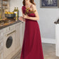 Rosalyn A-Line One-Shoulder Floor-Length Chiffon Junior Bridesmaid Dress With Ruffles DLP0013650