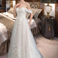 Sofia Ball-Gown/Princess Sweetheart Sweep Train Tulle Wedding Dress DLP0013685