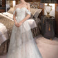 Sofia Ball-Gown/Princess Sweetheart Sweep Train Tulle Wedding Dress DLP0013685