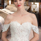 Sofia Ball-Gown/Princess Sweetheart Sweep Train Tulle Wedding Dress DLP0013685