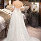 Sofia Ball-Gown/Princess Sweetheart Sweep Train Tulle Wedding Dress DLP0013685