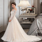 Reina Ball-Gown/Princess Chapel Train Tulle Lace Wedding Dress DLP0013704