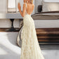 Anika Trumpet/Mermaid V-neck Court Train Tulle Lace Wedding Dress DLP0013708