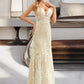 Anika Trumpet/Mermaid V-neck Court Train Tulle Lace Wedding Dress DLP0013708