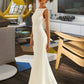 Hannah Trumpet/Mermaid Scoop Neck Floor-Length Wedding Dress DLP0013727