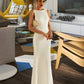 Hannah Trumpet/Mermaid Scoop Neck Floor-Length Wedding Dress DLP0013727