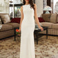 Mavis Trumpet/Mermaid Floor-Length Wedding Dress DLP0013762