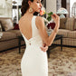 Mavis Trumpet/Mermaid Floor-Length Wedding Dress DLP0013762