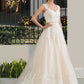 Haleigh Ball-Gown/Princess Sweetheart Court Train Tulle Wedding Dress With Beading Sequins DLP0013813