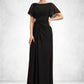 Jayla A-Line Scoop Neck Ankle-Length Chiffon Mother of the Bride Dress With Ruffle Beading DL126P0014533