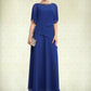 Scarlett A-Line Scoop Neck Ankle-Length Chiffon Mother of the Bride Dress With Beading DL126P0014544