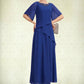 Scarlett A-Line Scoop Neck Ankle-Length Chiffon Mother of the Bride Dress With Beading DL126P0014544