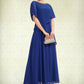 Scarlett A-Line Scoop Neck Ankle-Length Chiffon Mother of the Bride Dress With Beading DL126P0014544