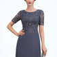 Joyce A-Line Scoop Neck Floor-Length Chiffon Lace Mother of the Bride Dress DL126P0014568