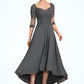 Madyson A-Line Sweetheart Asymmetrical Chiffon Lace Mother of the Bride Dress With Beading Sequins DL126P0014579