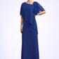 Rhoda A-Line V-neck Floor-Length Chiffon Mother of the Bride Dress With Beading Sequins DL126P0014600