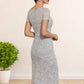 Maggie Sheath/Column Scoop Neck Knee-Length Chiffon Lace Mother of the Bride Dress With Beading DL126P0014605