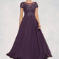 Amirah A-Line Scoop Neck Ankle-Length Chiffon Lace Mother of the Bride Dress With Sequins DL126P0014626