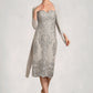 Hedda Sheath/Column Sweetheart Knee-Length Lace Mother of the Bride Dress DL126P0014634