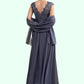 Lucy A-Line V-neck Floor-Length Chiffon Lace Mother of the Bride Dress With Beading Sequins DL126P0014657