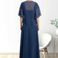 Paris A-Line Sweetheart Asymmetrical Chiffon Lace Mother of the Bride Dress With Ruffle Beading Sequins DL126P0014663