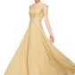 Norah A-Line Scoop Neck Floor-Length Chiffon Lace Mother of the Bride Dress With Beading Sequins DL126P0014717