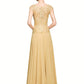 Norah A-Line Scoop Neck Floor-Length Chiffon Lace Mother of the Bride Dress With Beading Sequins DL126P0014717