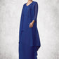 Angel A-line V-Neck Ankle-Length Chiffon Mother of the Bride Dress DL126P0014729