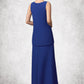 Angel A-line V-Neck Ankle-Length Chiffon Mother of the Bride Dress DL126P0014729