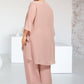 Keyla Jumpsuit/Pantsuit Scoop Neck Ankle-Length Chiffon Lace Mother of the Bride Dress DL126P0014746