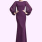 Kristina Trumpet/Mermaid Scoop Neck Floor-Length Chiffon Mother of the Bride Dress With Beading Sequins DL126P0014748