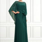 Talia A-Line Scoop Neck Floor-Length Chiffon Mother of the Bride Dress With Beading Bow(s) DL126P0014763