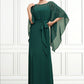 Talia A-Line Scoop Neck Floor-Length Chiffon Mother of the Bride Dress With Beading Bow(s) DL126P0014763