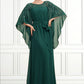 Talia A-Line Scoop Neck Floor-Length Chiffon Mother of the Bride Dress With Beading Bow(s) DL126P0014763