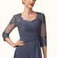 Averi A-Line Sweetheart Asymmetrical Chiffon Lace Mother of the Bride Dress With Beading Sequins DL126P0014783