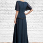 Jode A-Line Scoop Neck Floor-Length Chiffon Mother of the Bride Dress With Beading Sequins DL126P0014787