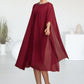 Bridget A-Line Scoop Neck Knee-Length Chiffon Mother of the Bride Dress With Beading Sequins DL126P0014798