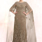 Nell Sheath/Column Scoop Neck Floor-Length Lace Mother of the Bride Dress DL126P0014815