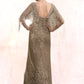 Nell Sheath/Column Scoop Neck Floor-Length Lace Mother of the Bride Dress DL126P0014815