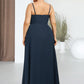 Kiley A-Line Square Neckline Floor-Length Chiffon Mother of the Bride Dress DL126P0014818