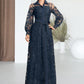 Kiley A-Line Square Neckline Floor-Length Chiffon Mother of the Bride Dress DL126P0014818