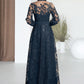 Kiley A-Line Square Neckline Floor-Length Chiffon Mother of the Bride Dress DL126P0014818